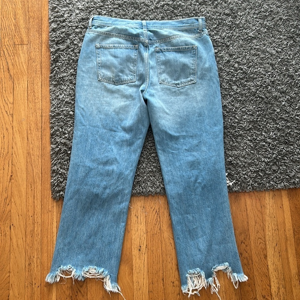 Free People We The Free Maggie Straight Jean in Light Stone Size 30 - Picture 13 of 16